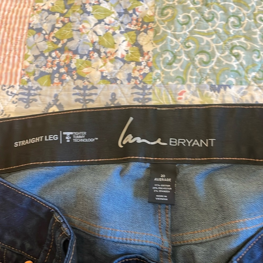 Lane Bryant- Tighter Tummy Control Blue Jeans. Dark wash. Plus size 20. EUC. - Picture 5 of 5